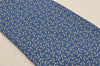 Authentic HERMES Tie Necktie Anchor Pattern Silk 5165IA Blue 9081I