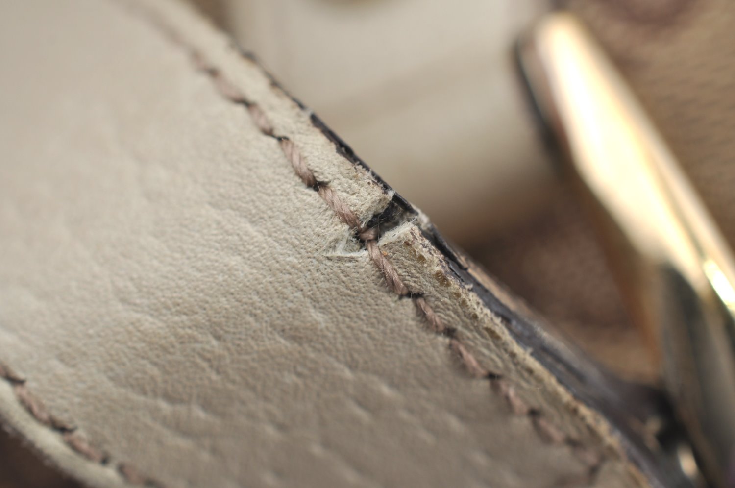 Authentic GUCCI Abbey Shoulder Tote Bag GG Canvas Leather 141470 Brown 9083I