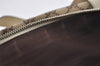 Authentic GUCCI Abbey Shoulder Tote Bag GG Canvas Leather 141470 Brown 9083I