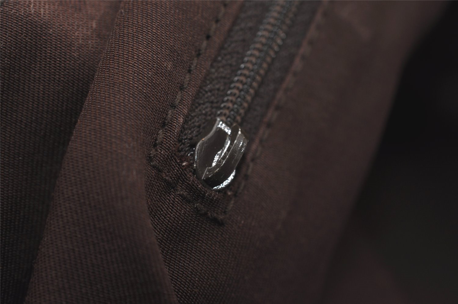 Authentic GUCCI Abbey Shoulder Tote Bag GG Canvas Leather 141470 Brown 9083I