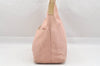 Authentic GUCCI Vintage Shoulder Hand Bag GG Canvas Leather 0013380 Pink 9085I