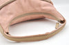 Authentic GUCCI Vintage Shoulder Hand Bag GG Canvas Leather 0013380 Pink 9085I