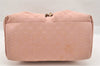 Authentic GUCCI Vintage Shoulder Hand Bag GG Canvas Leather 0013380 Pink 9085I