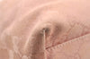 Authentic GUCCI Vintage Shoulder Hand Bag GG Canvas Leather 0013380 Pink 9085I