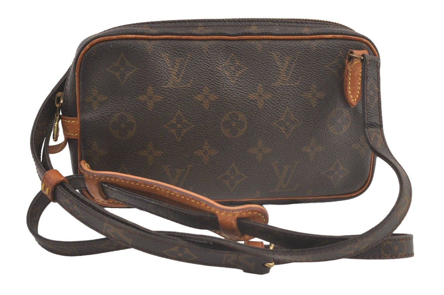 Auth Louis Vuitton Monogram Marly Bandouliere Shoulder Bag M51828 Junk 9085J