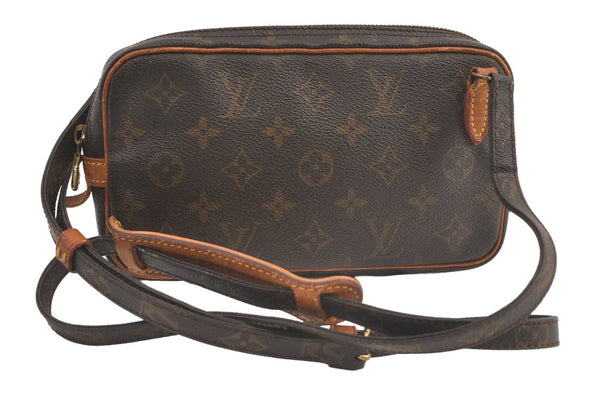 Auth Louis Vuitton Monogram Marly Bandouliere Shoulder Bag M51828 Junk 9085J