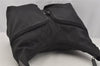 Authentic GUCCI Shoulder Hand Bag Purse GG Nylon Leather 0013380 Black 9087I