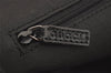 Authentic GUCCI Shoulder Hand Bag Purse GG Nylon Leather 0013380 Black 9087I
