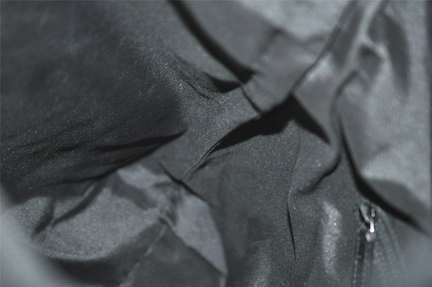 Authentic GUCCI Shoulder Hand Bag Purse GG Nylon Leather 0013380 Black 9087I