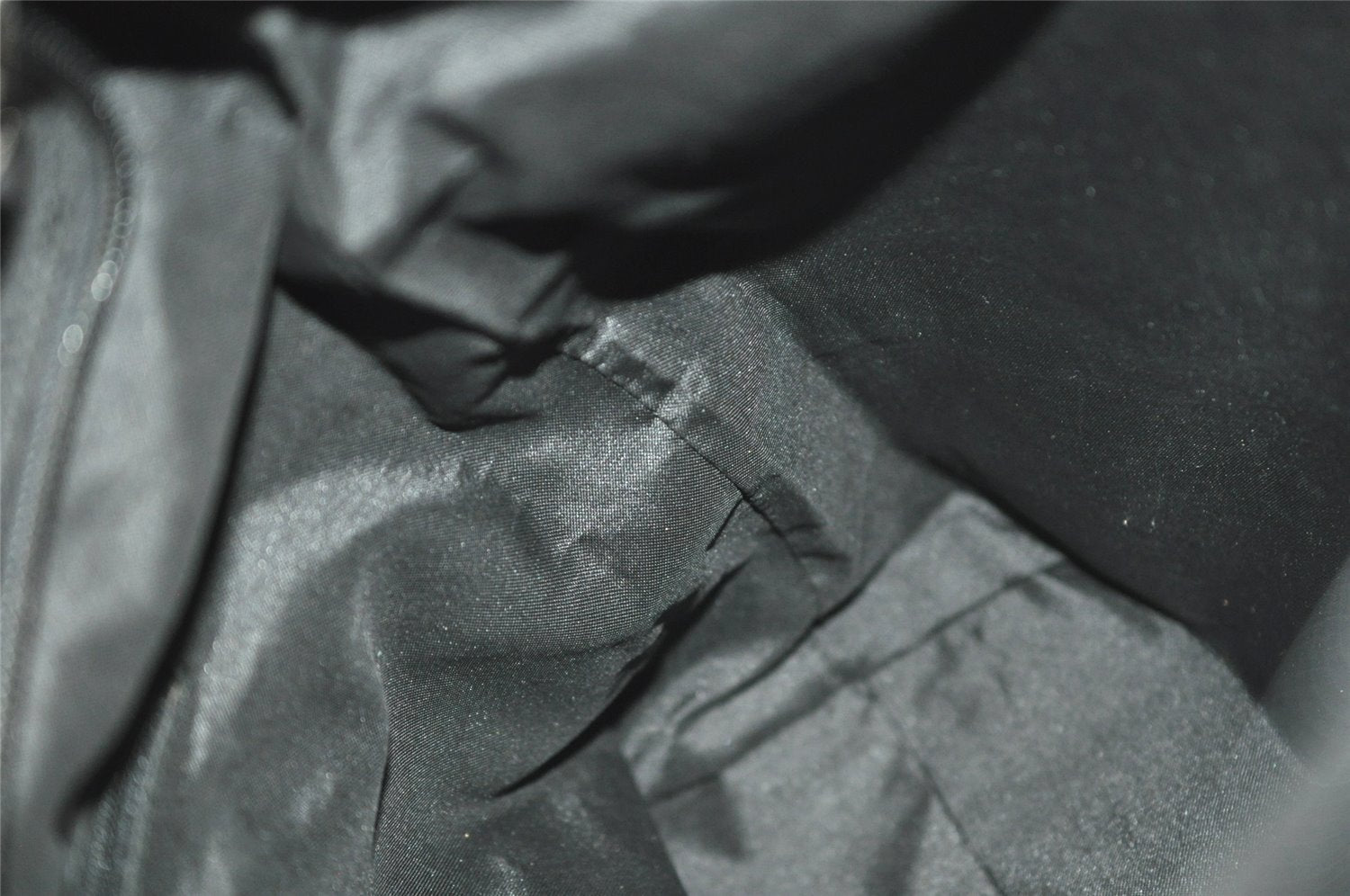 Authentic GUCCI Shoulder Hand Bag Purse GG Nylon Leather 0013380 Black 9087I