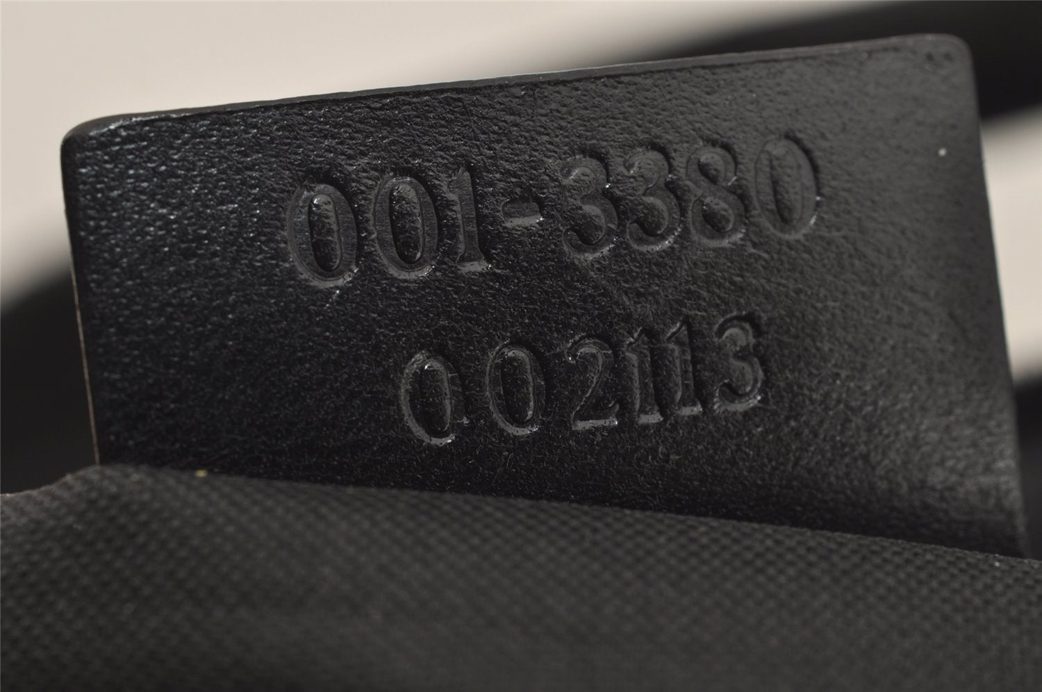 Authentic GUCCI Shoulder Hand Bag Purse GG Nylon Leather 0013380 Black 9087I