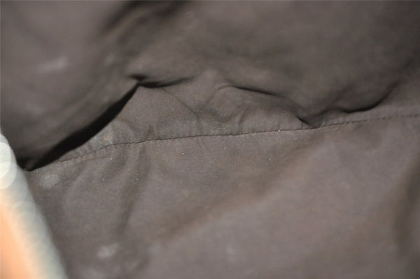 Authentic GUCCI Horsebit Shoulder Hand Bag GG Canvas Leather 145764 Brown 9088I