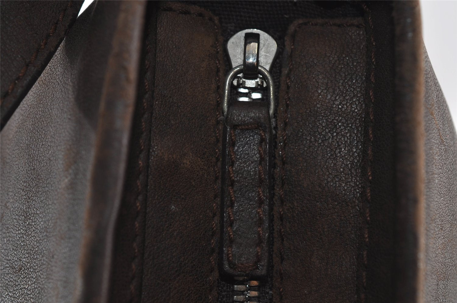 Authentic Salvatore Ferragamo Canvas Leather Shoulder Cross Bag Beige SF 9090I