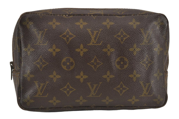 Auth Louis Vuitton Monogram Trousse Toilette 23 Clutch Bag Old Model Junk 9090J