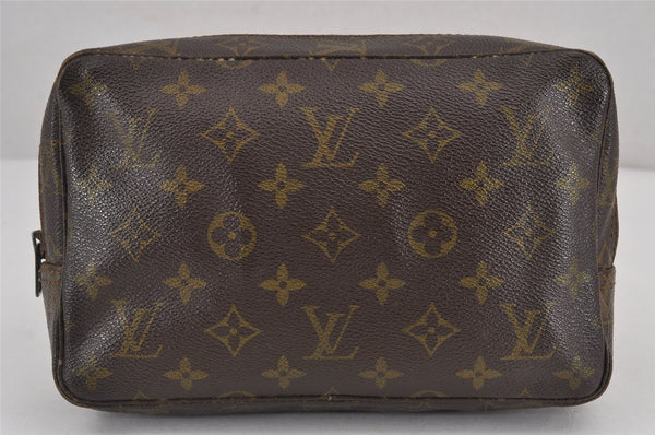 Auth Louis Vuitton Monogram Trousse Toilette 23 Clutch Bag Old Model Junk 9090J
