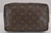 Auth Louis Vuitton Monogram Trousse Toilette 23 Clutch Bag Old Model Junk 9090J
