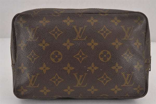 Auth Louis Vuitton Monogram Trousse Toilette 23 Clutch Bag Old Model Junk 9090J