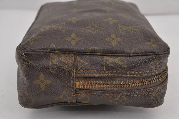 Auth Louis Vuitton Monogram Trousse Toilette 23 Clutch Bag Old Model Junk 9090J