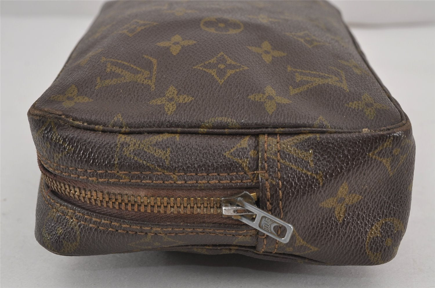 Auth Louis Vuitton Monogram Trousse Toilette 23 Clutch Bag Old Model Junk 9090J