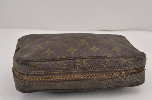 Auth Louis Vuitton Monogram Trousse Toilette 23 Clutch Bag Old Model Junk 9090J