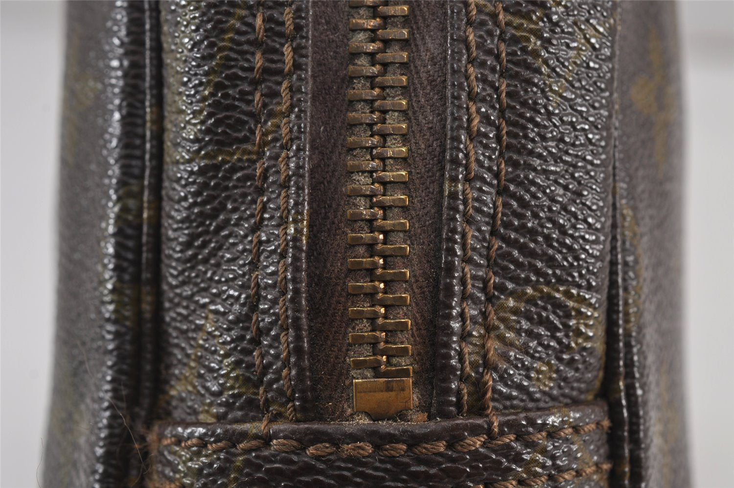 Auth Louis Vuitton Monogram Trousse Toilette 23 Clutch Bag Old Model Junk 9090J