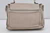 Authentic Chloe Faye Vintage 2Way Shoulder Hand Bag Purse Leather Beige 9093I