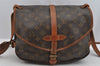 Authentic Louis Vuitton Monogram Saumur 30 Shoulder Cross Bag M42256 LV 9095J