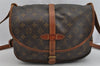 Authentic Louis Vuitton Monogram Saumur 30 Shoulder Cross Bag M42256 LV 9095J