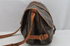 Authentic Louis Vuitton Monogram Saumur 30 Shoulder Cross Bag M42256 LV 9095J
