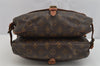 Authentic Louis Vuitton Monogram Saumur 30 Shoulder Cross Bag M42256 LV 9095J