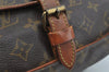 Authentic Louis Vuitton Monogram Saumur 30 Shoulder Cross Bag M42256 LV 9095J