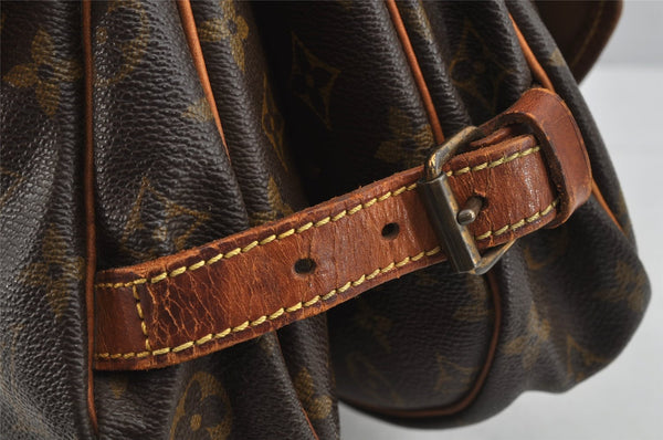 Authentic Louis Vuitton Monogram Saumur 30 Shoulder Cross Bag M42256 LV 9095J