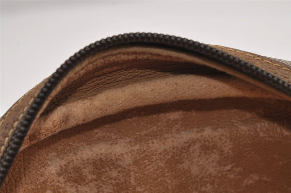 Authentic GUCCI GG Plus Shoulder Cross Body Bag Purse PVC Leather Brown 9097J