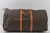 Authentic Louis Vuitton Monogram Keepall 55 Travel Boston Bag Old Model LV 9098I