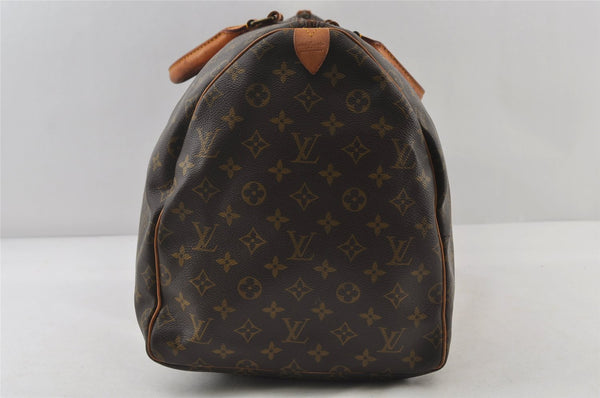 Authentic Louis Vuitton Monogram Keepall 55 Travel Boston Bag Old Model LV 9098I