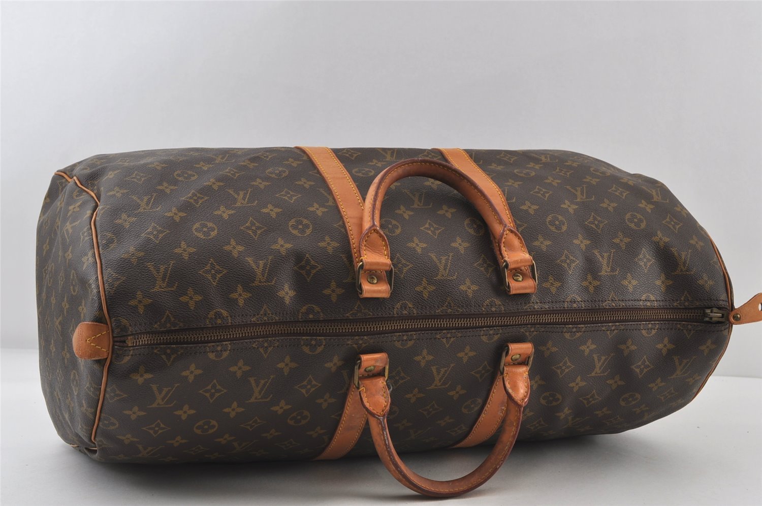 Authentic Louis Vuitton Monogram Keepall 55 Travel Boston Bag Old Model LV 9098I