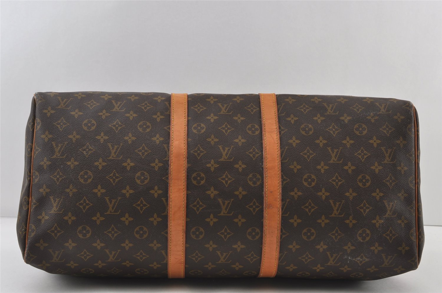 Authentic Louis Vuitton Monogram Keepall 55 Travel Boston Bag Old Model LV 9098I