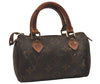 Authentic Louis Vuitton Monogram Mini Speedy Hand Bag Purse M41534 LV 9099I