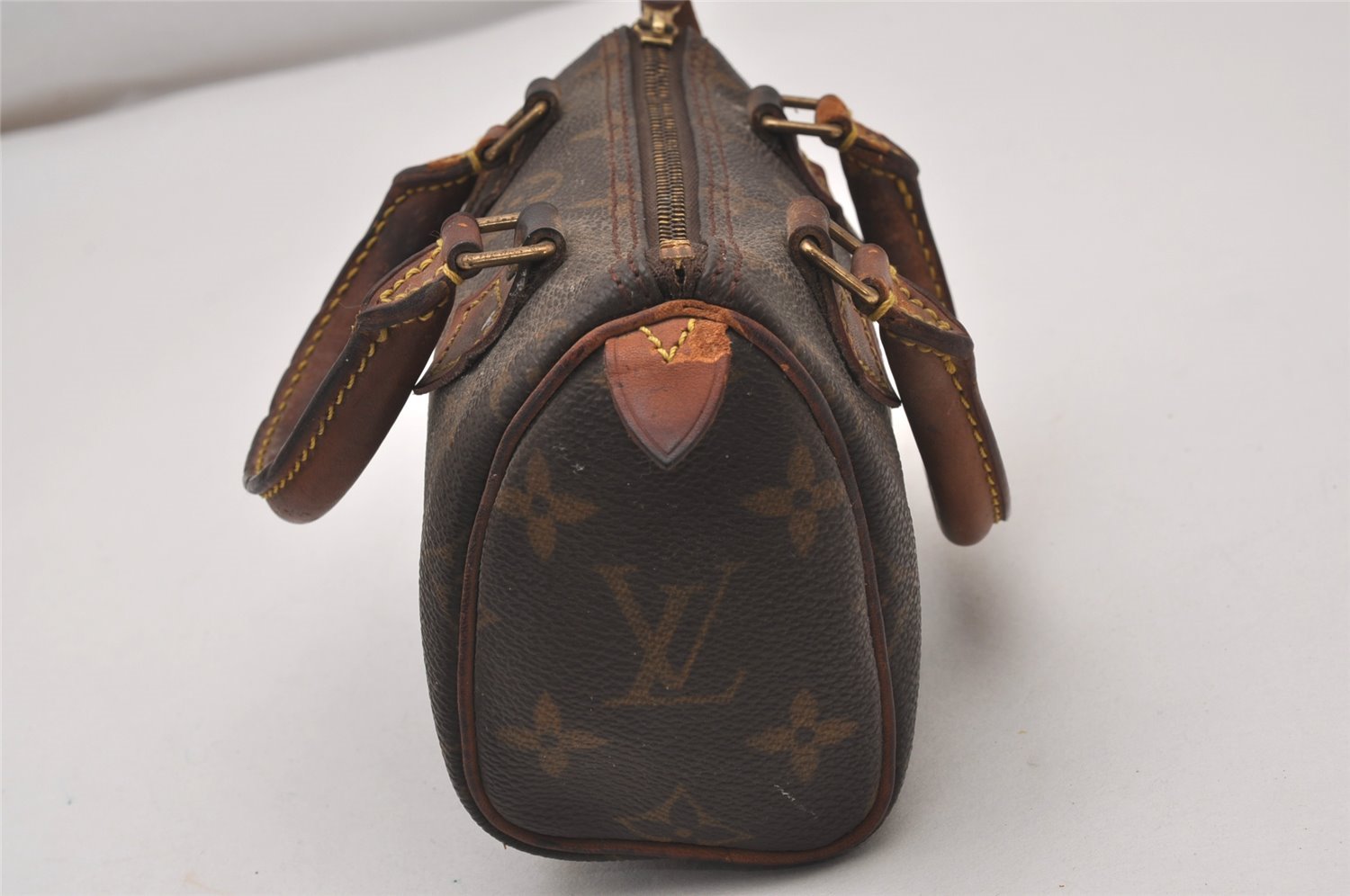 Authentic Louis Vuitton Monogram Mini Speedy Hand Bag Purse M41534 LV 9099I