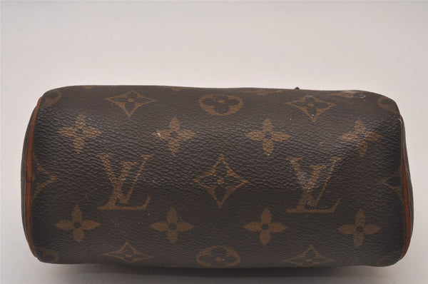 Authentic Louis Vuitton Monogram Mini Speedy Hand Bag Purse M41534 LV 9099I