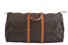 Authentic Louis Vuitton Monogram Keepall 55 Travel Boston Bag Old Model LV 9100I