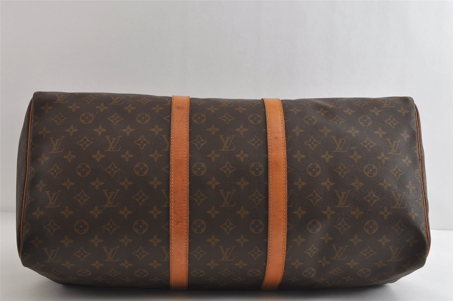 Authentic Louis Vuitton Monogram Keepall 55 Travel Boston Bag Old Model LV 9100I