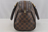Authentic Louis Vuitton Damier Duomo Hand Boston Bag Purse N60008 LV 9101I