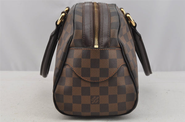Authentic Louis Vuitton Damier Duomo Hand Boston Bag Purse N60008 LV 9101I