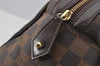 Authentic Louis Vuitton Damier Duomo Hand Boston Bag Purse N60008 LV 9101I
