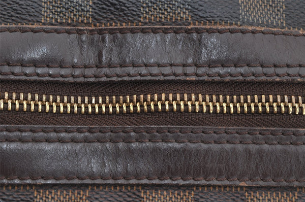 Authentic Louis Vuitton Damier Duomo Hand Boston Bag Purse N60008 LV 9101I