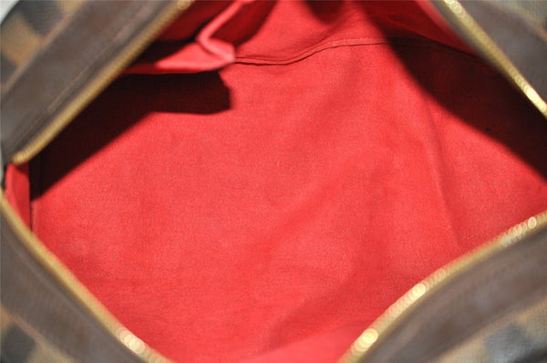 Authentic Louis Vuitton Damier Duomo Hand Boston Bag Purse N60008 LV 9101I