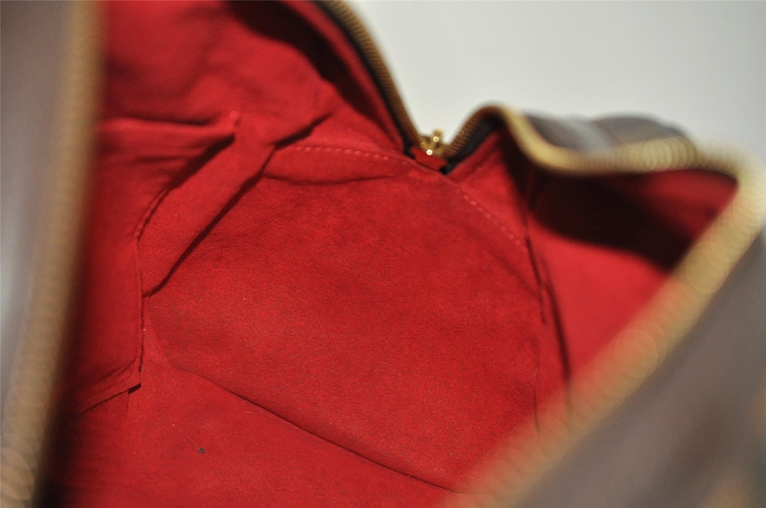 Authentic Louis Vuitton Damier Duomo Hand Boston Bag Purse N60008 LV 9101I