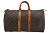 Authentic Louis Vuitton Monogram Keepall 45 Travel Boston Bag Old Model LV 9102I