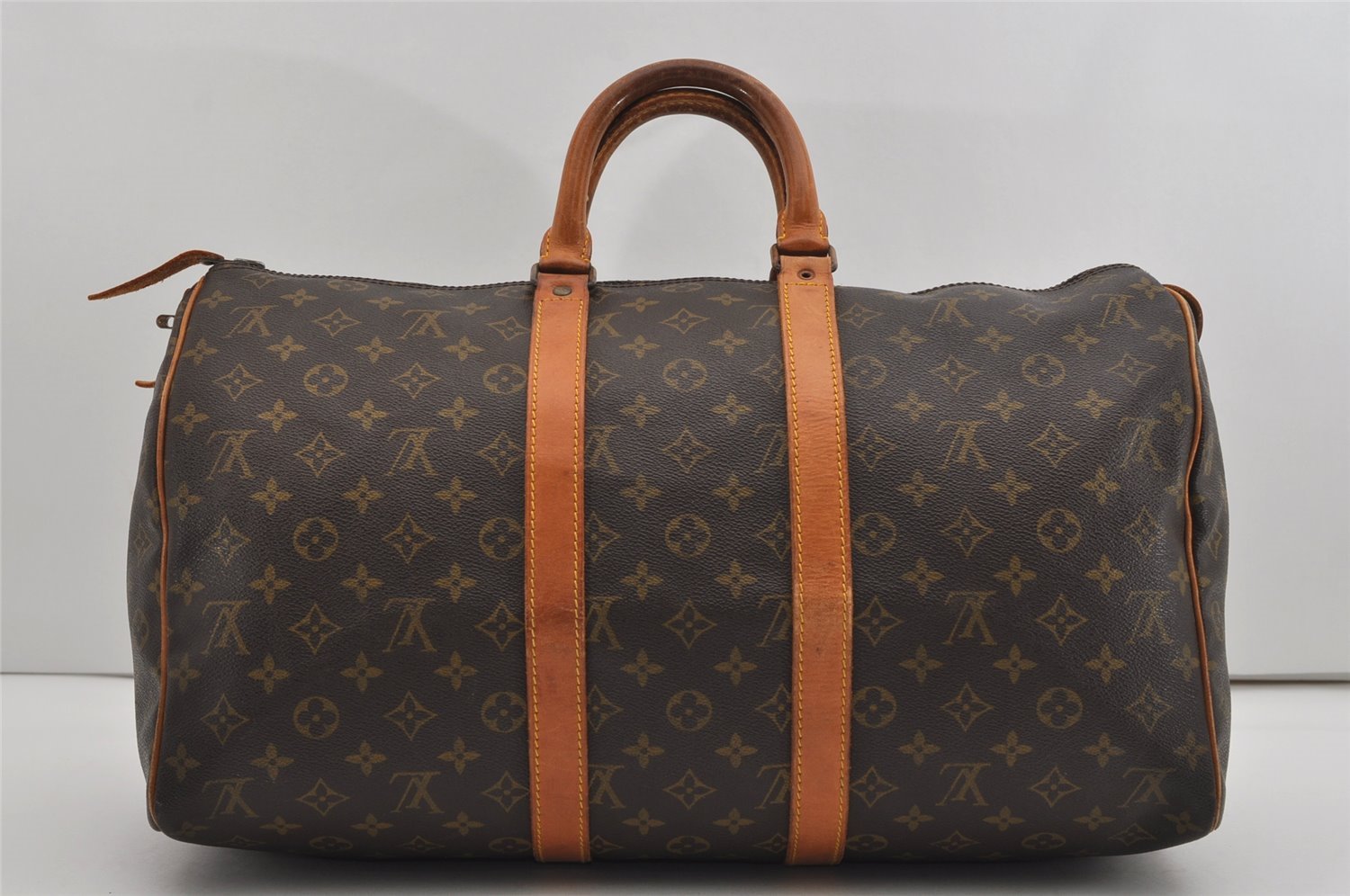 Authentic Louis Vuitton Monogram Keepall 45 Travel Boston Bag Old Model LV 9102I